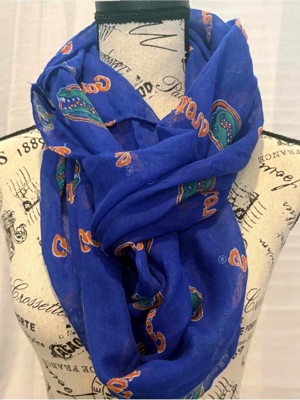 University of Florida Gators sheer infinity scarf